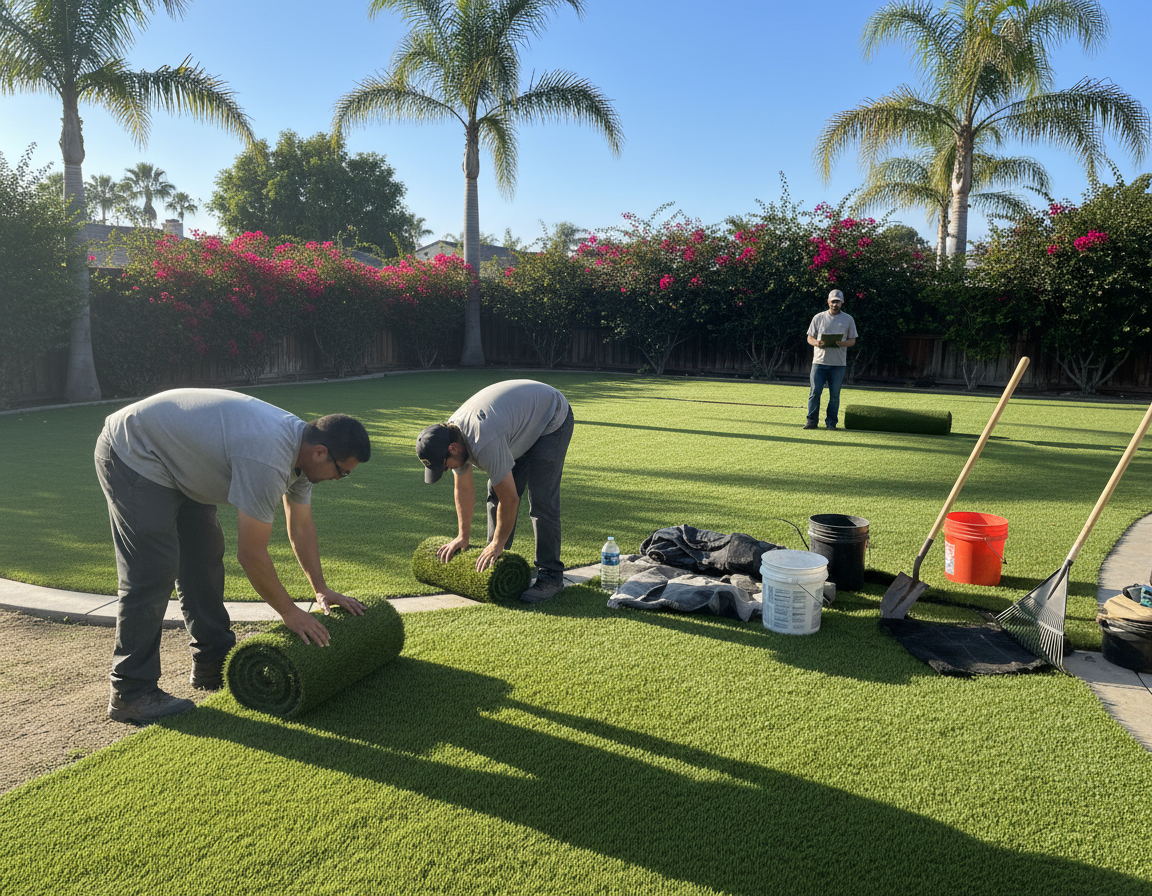 Putting Green Installation Santa Barbara